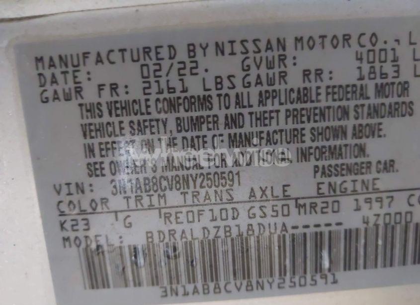 Photo 9 of 2022 Nissan Sentra SV XTRONIC CVT (VIN 3N1AB8CV8NY250591)