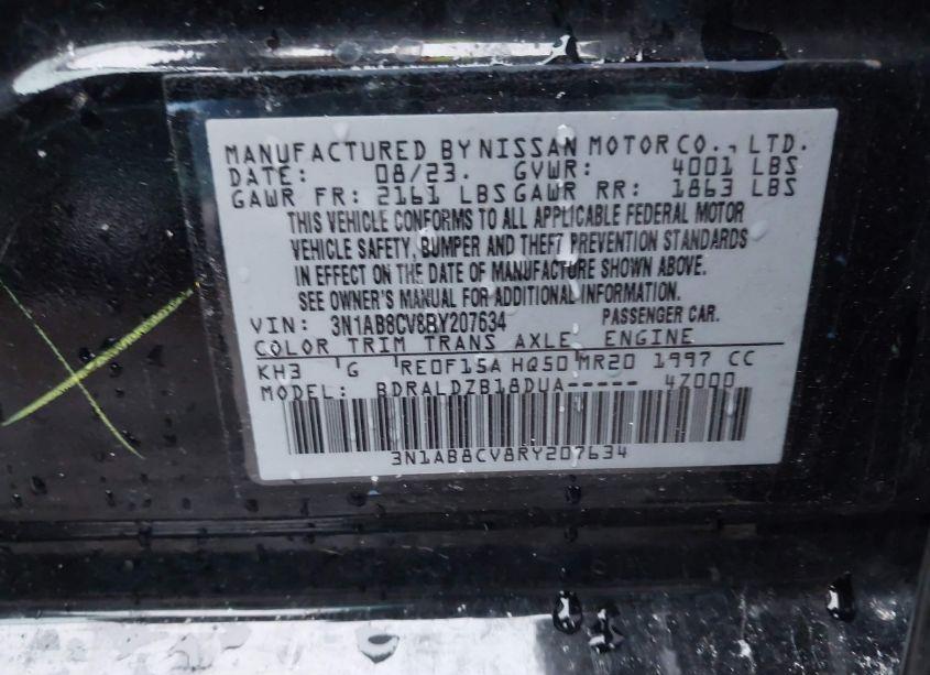 Photo 9 of 2024 Nissan Sentra SV XTRONIC CVT (VIN 3N1AB8CV8RY207634)