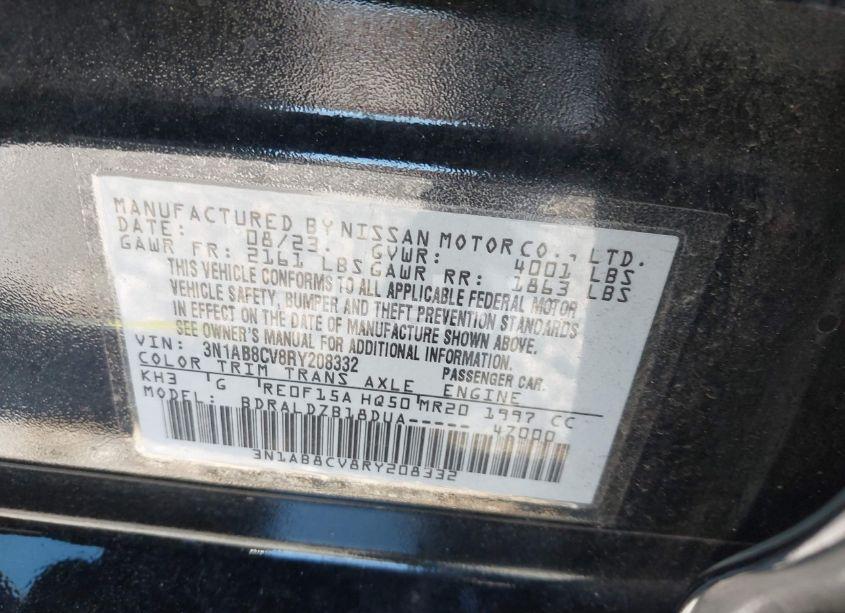 Photo 9 of 2024 Nissan Sentra SV XTRONIC CVT (VIN 3N1AB8CV8RY208332)