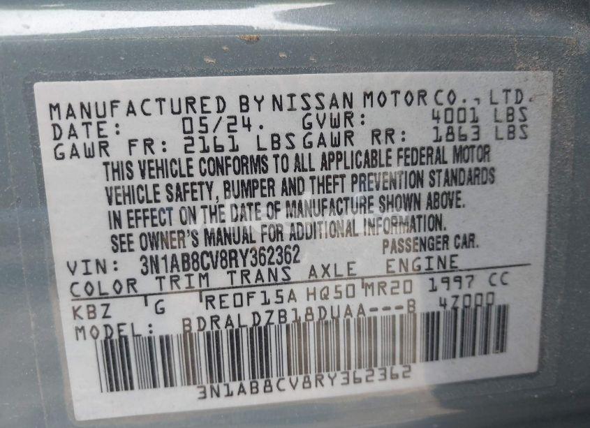 Photo 9 of 2024 Nissan Sentra SV XTRONIC CVT (VIN 3N1AB8CV8RY362362)