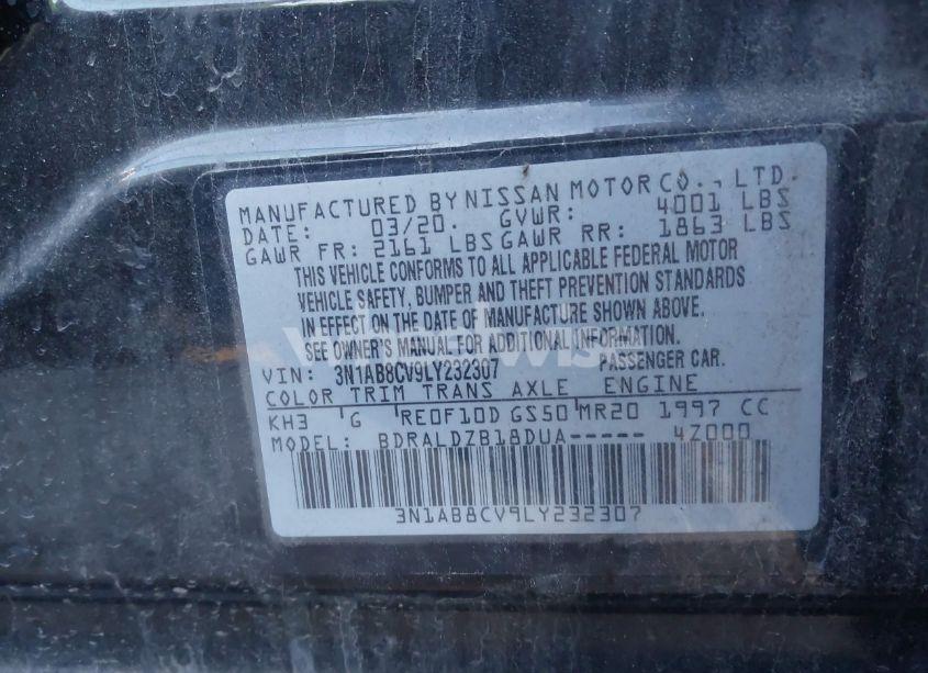 Photo 9 of 2020 Nissan Sentra SV XTRONIC CVT (VIN 3N1AB8CV9LY232307)