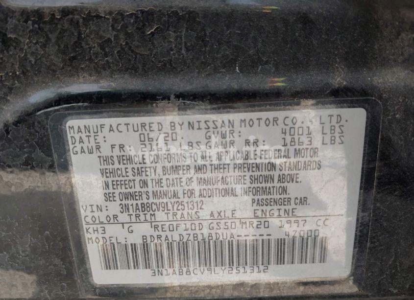 Photo 9 of 2020 Nissan Sentra SV XTRONIC CVT (VIN 3N1AB8CV9LY251312)