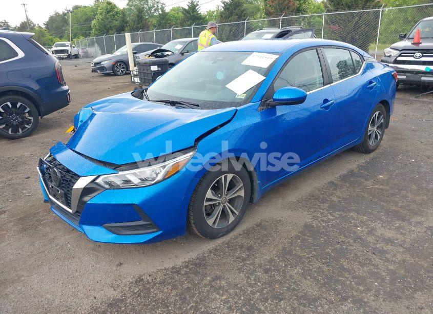 Photo 2 of 2021 Nissan Sentra SV XTRONIC CVT (VIN 3N1AB8CV9MY263851)