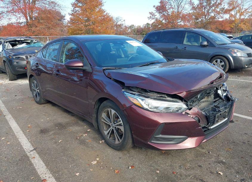 2022 Nissan Sentra SV XTRONIC CVT (VIN 3N1AB8CV9NY223870) main photo