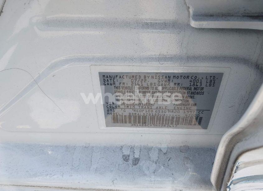 Photo 9 of 2022 Nissan Sentra SV XTRONIC CVT (VIN 3N1AB8CV9NY283647)