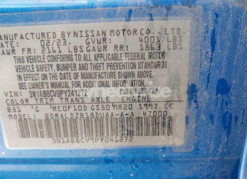 Photo 9 of 2023 Nissan Sentra SV XTRONIC CVT (VIN 3N1AB8CV9PY241272)