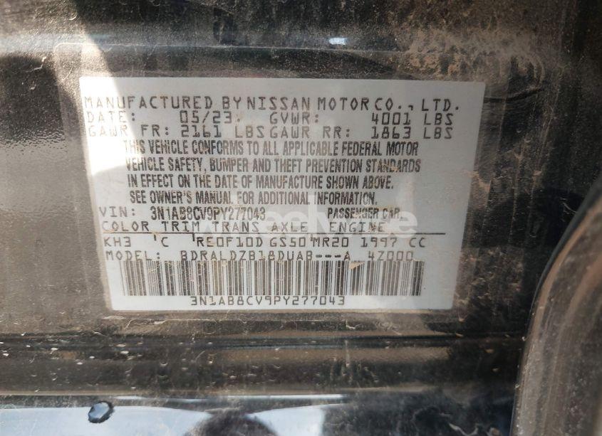 Photo 9 of 2023 Nissan Sentra SV XTRONIC CVT (VIN 3N1AB8CV9PY277043)