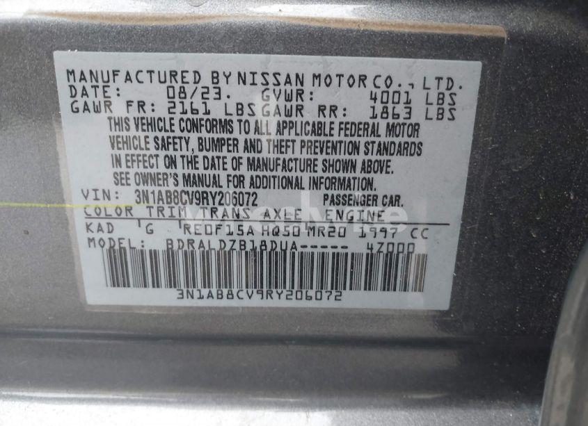 Photo 9 of 2024 Nissan Sentra SV XTRONIC CVT (VIN 3N1AB8CV9RY206072)