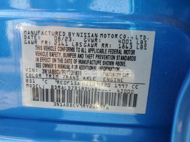 Photo 7 of 2024 NISSAN SENTRA SV N/A (VIN 3N1AB8CV9RY206878)