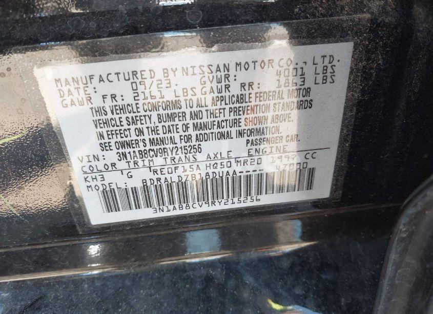 Photo 9 of 2024 Nissan Sentra SV XTRONIC CVT (VIN 3N1AB8CV9RY215256)