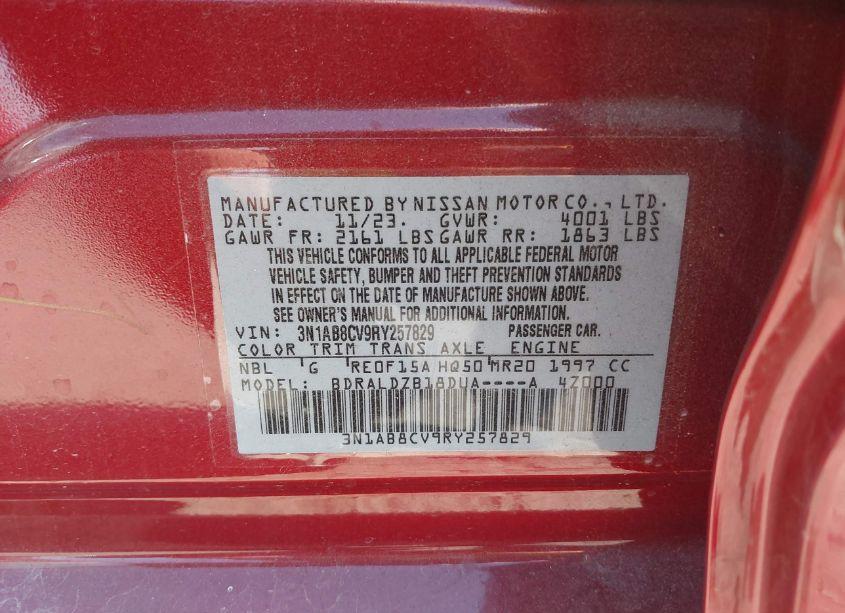 Photo 9 of 2024 Nissan Sentra SV XTRONIC CVT (VIN 3N1AB8CV9RY257829)