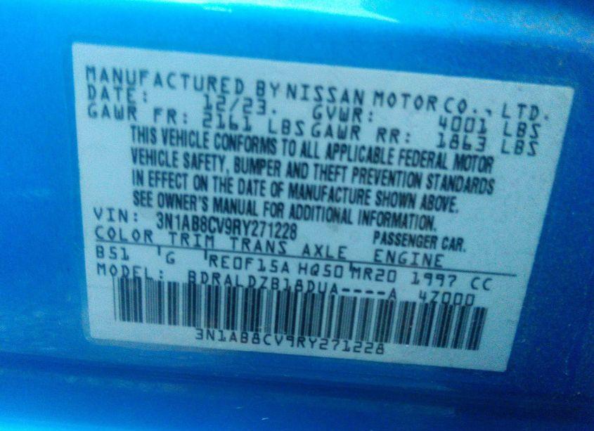 Photo 9 of 2024 Nissan Sentra SV XTRONIC CVT (VIN 3N1AB8CV9RY271228)