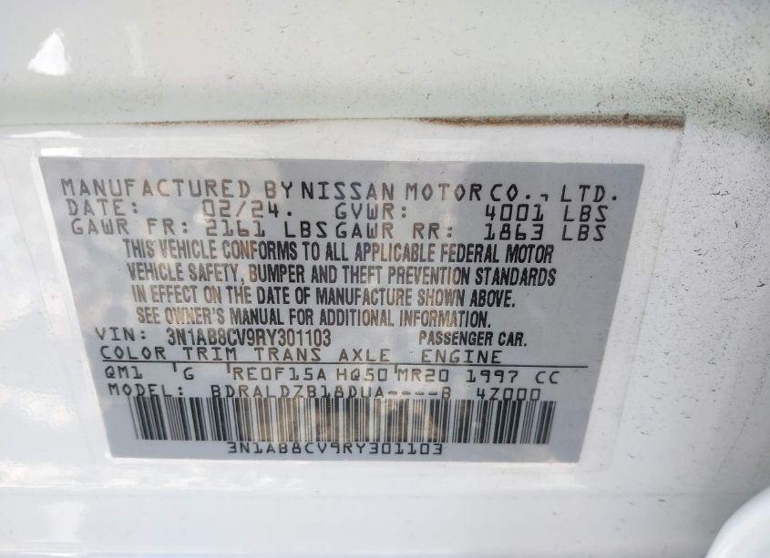 Photo 9 of 2024 Nissan Sentra SV XTRONIC CVT (VIN 3N1AB8CV9RY301103)