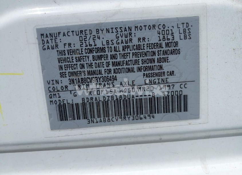 Photo 9 of 2024 Nissan Sentra SV XTRONIC CVT (VIN 3N1AB8CV9RY306494)