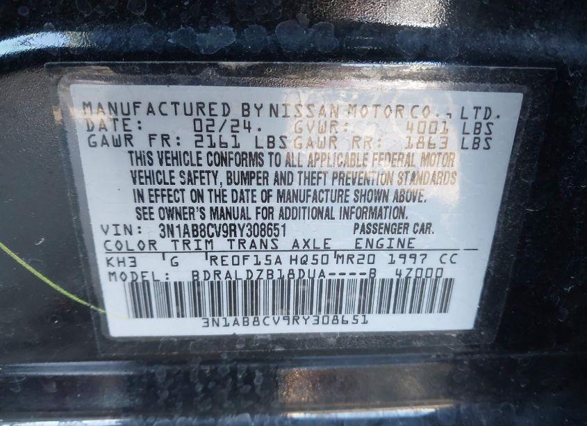 Photo 9 of 2024 Nissan Sentra SV XTRONIC CVT (VIN 3N1AB8CV9RY308651)