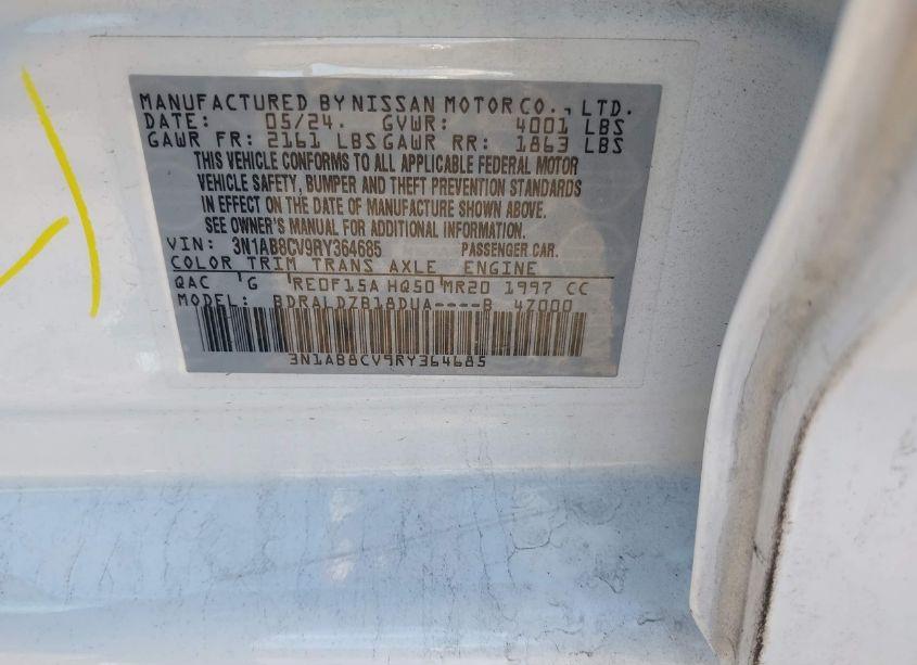 Photo 9 of 2024 Nissan Sentra (VIN 3N1AB8CV9RY364685)