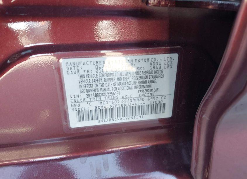 Photo 9 of 2020 Nissan Sentra SV XTRONIC CVT (VIN 3N1AB8CVXLY255191)