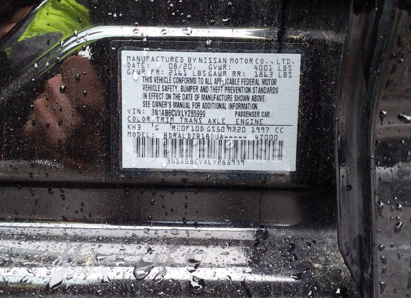 Photo 9 of 2020 Nissan Sentra SV XTRONIC CVT (VIN 3N1AB8CVXLY285999)