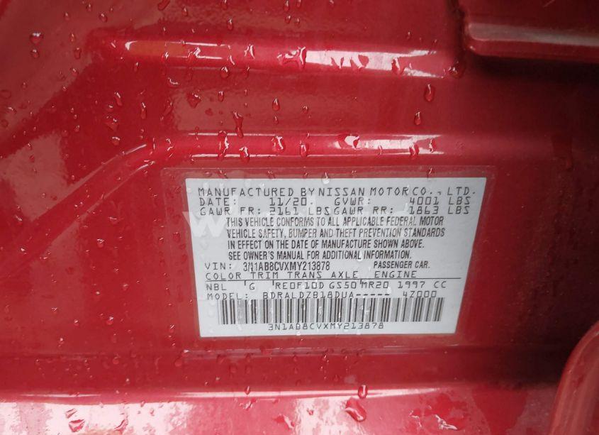 Photo 9 of 2021 Nissan Sentra SV XTRONIC CVT (VIN 3N1AB8CVXMY213878)