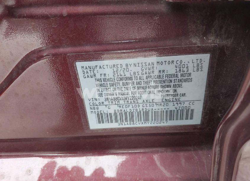 Photo 9 of 2021 Nissan Sentra SV XTRONIC CVT (VIN 3N1AB8CVXMY220247)