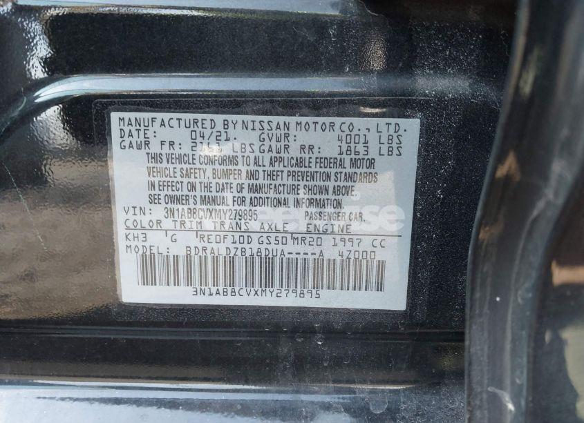 Photo 9 of 2021 Nissan Sentra SV XTRONIC CVT (VIN 3N1AB8CVXMY279895)