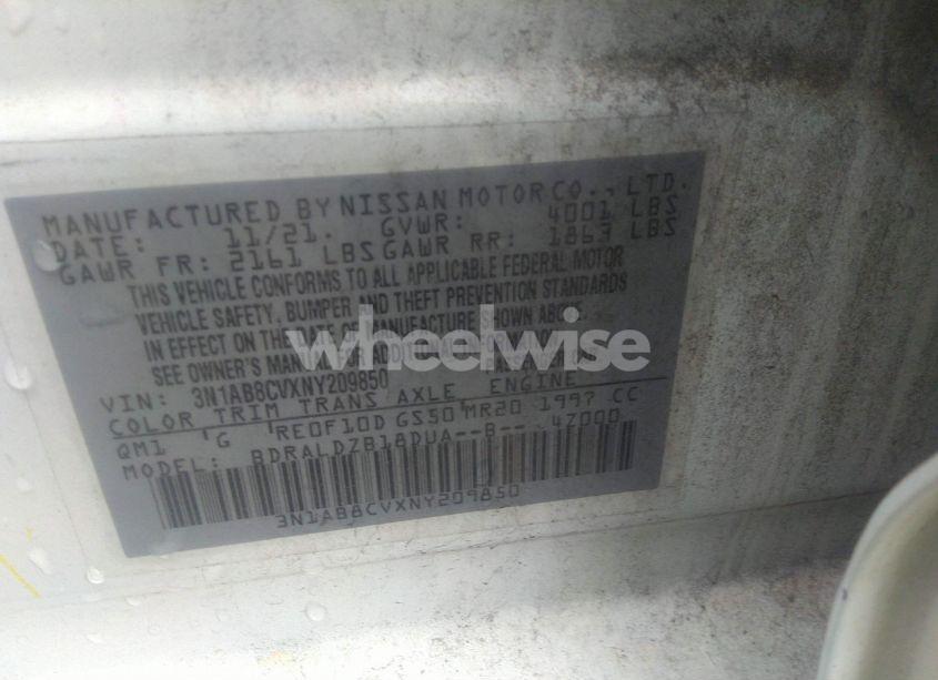 Photo 9 of 2022 Nissan Sentra SV XTRONIC CVT (VIN 3N1AB8CVXNY209850)