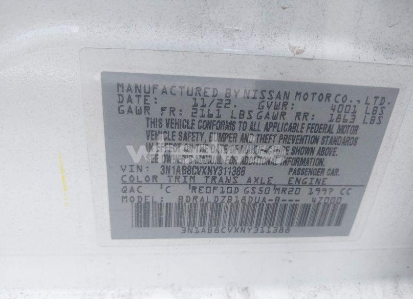 Photo 9 of 2022 Nissan Sentra SV XTRONIC CVT (VIN 3N1AB8CVXNY311388)