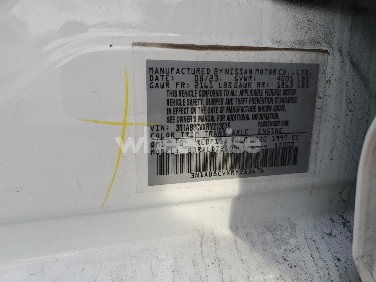 Photo 12 of 2024 NISSAN SENTRA SV (VIN 3N1AB8CVXRY213676)