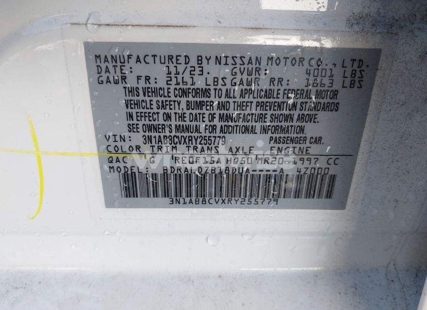 Photo 9 of 2024 Nissan Sentra SV XTRONIC CVT (VIN 3N1AB8CVXRY255779)