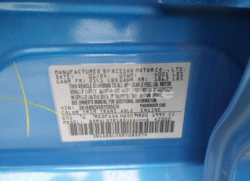 Photo 9 of 2024 Nissan Sentra SV XTRONIC CVT (VIN 3N1AB8CVXRY285574)