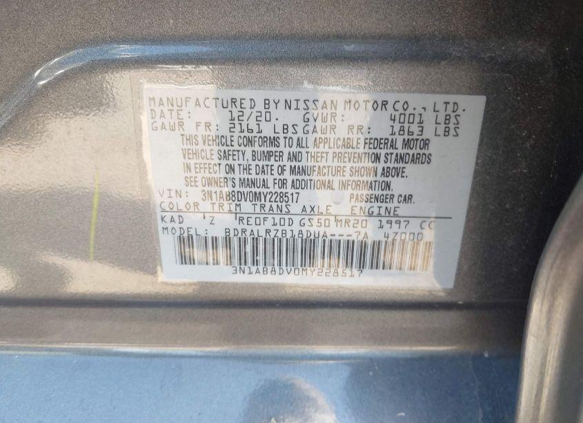 Photo 9 of 2021 Nissan Sentra SR XTRONIC CVT (VIN 3N1AB8DV0MY228517)