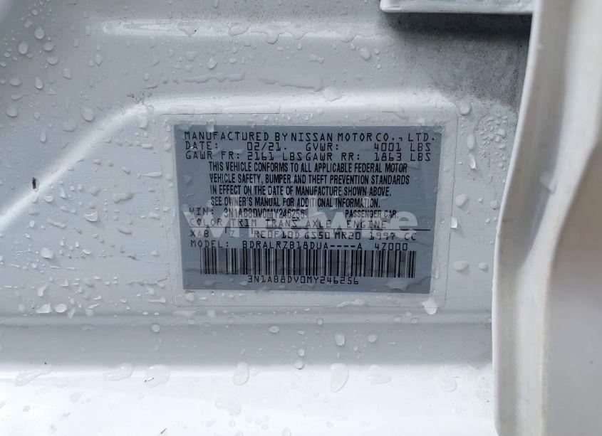 Photo 9 of 2021 Nissan Sentra SR XTRONIC CVT (VIN 3N1AB8DV0MY246256)