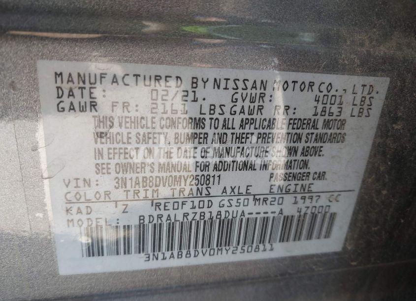 Photo 9 of 2021 Nissan Sentra SR XTRONIC CVT (VIN 3N1AB8DV0MY250811)