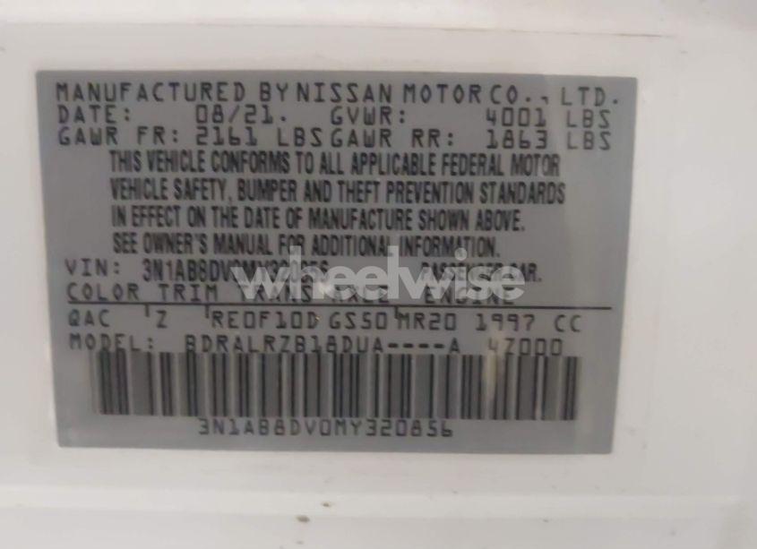 Photo 9 of 2021 Nissan Sentra SR XTRONIC CVT (VIN 3N1AB8DV0MY320856)