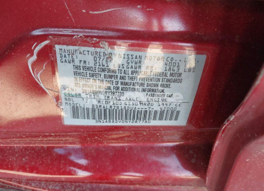 Photo 9 of 2022 Nissan Sentra SR XTRONIC CVT (VIN 3N1AB8DV0NY287780)
