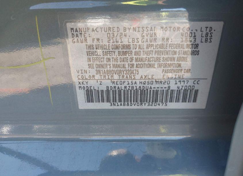 Photo 9 of 2024 Nissan Sentra SR XTRONIC CVT (VIN 3N1AB8DV0RY320475)