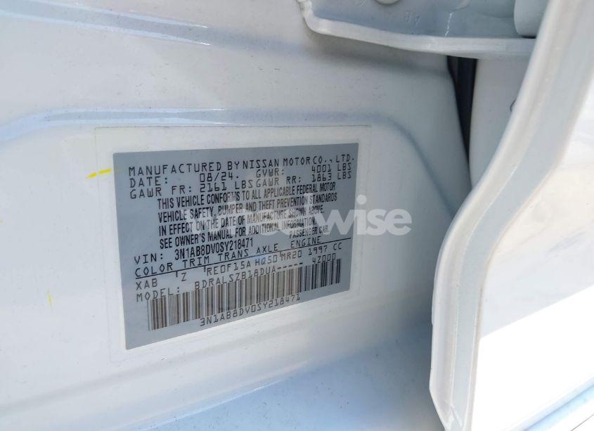 Photo 9 of 2025 Nissan Sentra SR (VIN 3N1AB8DV0SY218471)