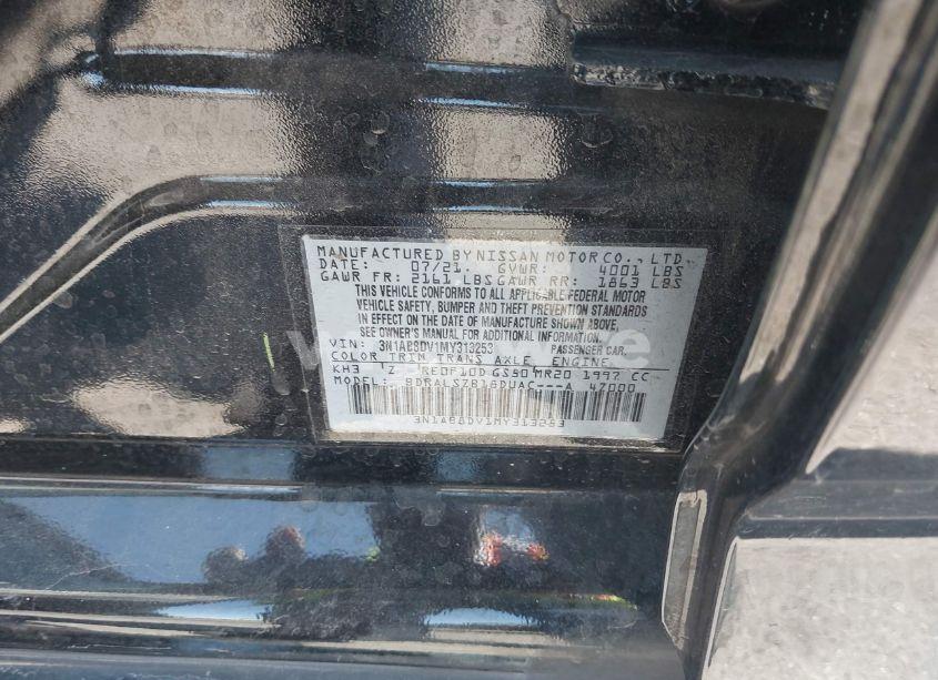 Photo 9 of 2021 Nissan Sentra SR XTRONIC CVT (VIN 3N1AB8DV1MY313253)