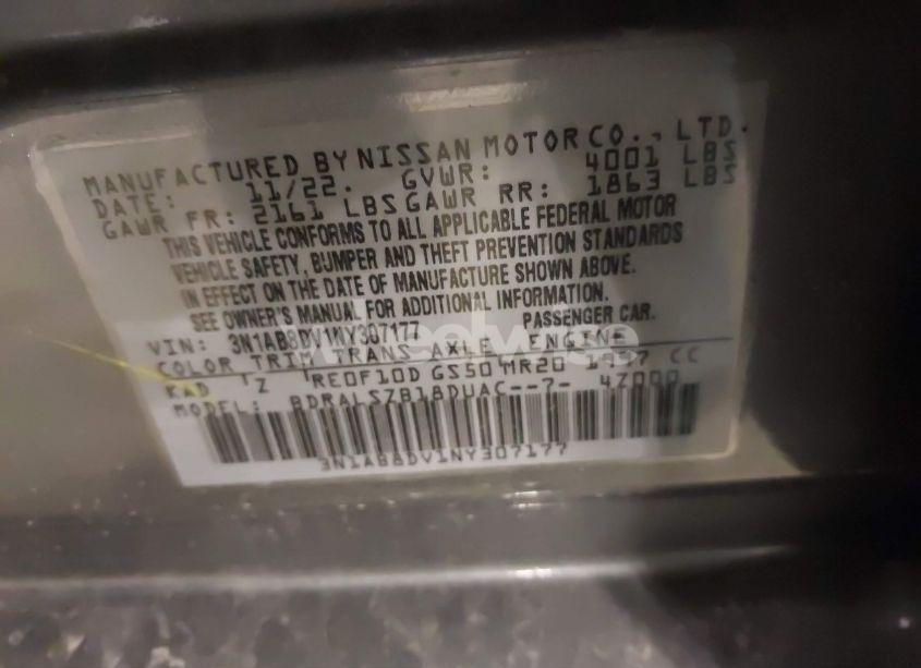 Photo 9 of 2022 Nissan Sentra SR XTRONIC CVT (VIN 3N1AB8DV1NY307177)