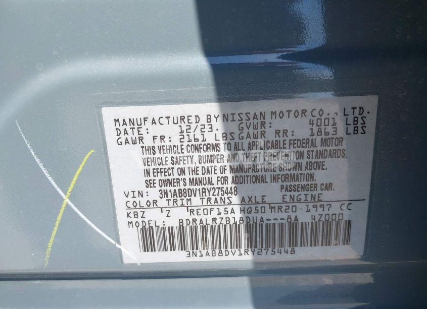 Photo 9 of 2024 Nissan Sentra SR XTRONIC CVT (VIN 3N1AB8DV1RY275448)