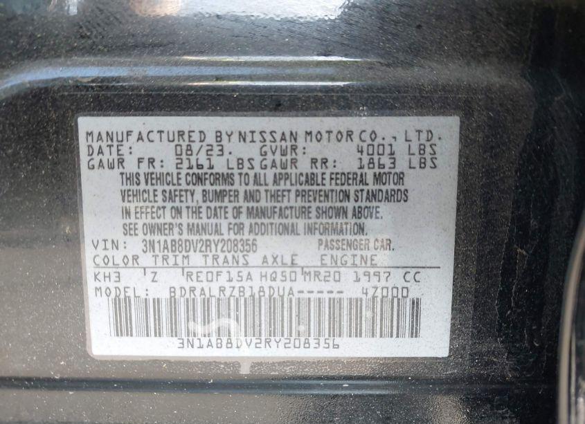 Photo 9 of 2024 Nissan Sentra SR XTRONIC CVT (VIN 3N1AB8DV2RY208356)