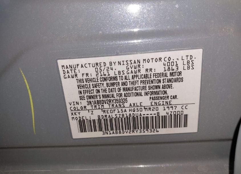 Photo 9 of 2024 Nissan Sentra SR XTRONIC CVT (VIN 3N1AB8DV2RY359326)