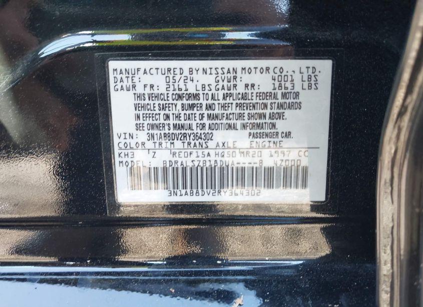 Photo 9 of 2024 Nissan Sentra SR XTRONIC CVT (VIN 3N1AB8DV2RY364302)