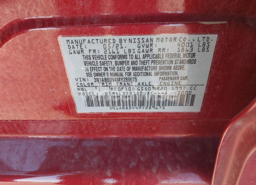 Photo 9 of 2021 Nissan Sentra SR XTRONIC CVT (VIN 3N1AB8DV4MY289675)