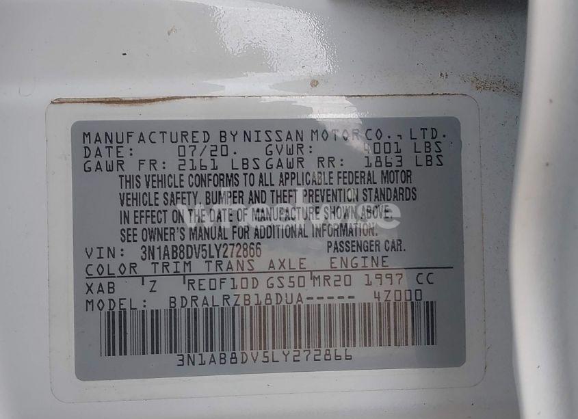 Photo 9 of 2020 Nissan Sentra SR XTRONIC CVT (VIN 3N1AB8DV5LY272866)