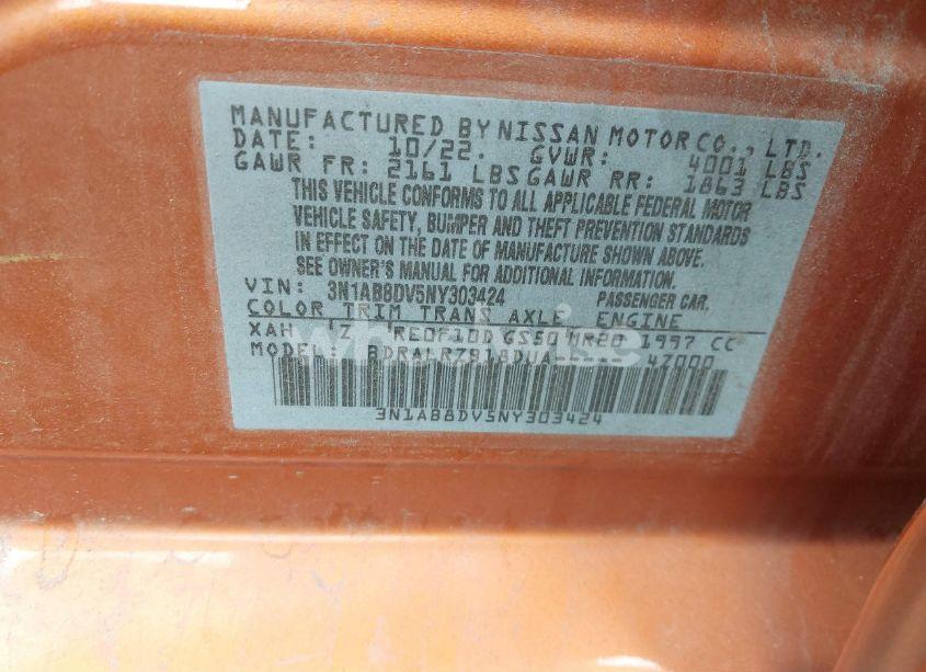 Photo 9 of 2022 Nissan Sentra SR XTRONIC CVT (VIN 3N1AB8DV5NY303424)