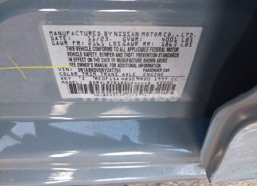 Photo 9 of 2024 Nissan Sentra SR XTRONIC CVT (VIN 3N1AB8DV5RY247796)