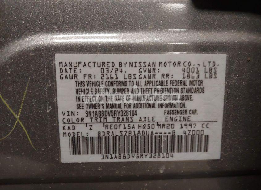 Photo 9 of 2024 Nissan Sentra SR XTRONIC CVT (VIN 3N1AB8DV5RY328104)