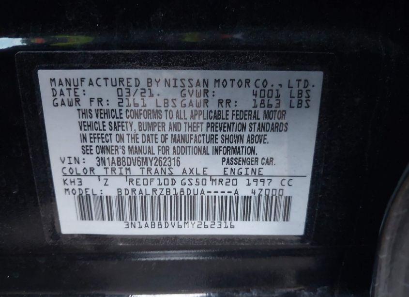 Photo 9 of 2021 Nissan Sentra SR XTRONIC CVT (VIN 3N1AB8DV6MY262316)