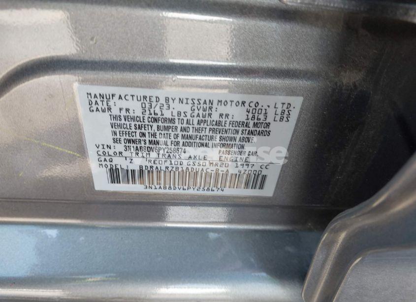 Photo 9 of 2023 Nissan Sentra SR XTRONIC CVT (VIN 3N1AB8DV6PY258674)